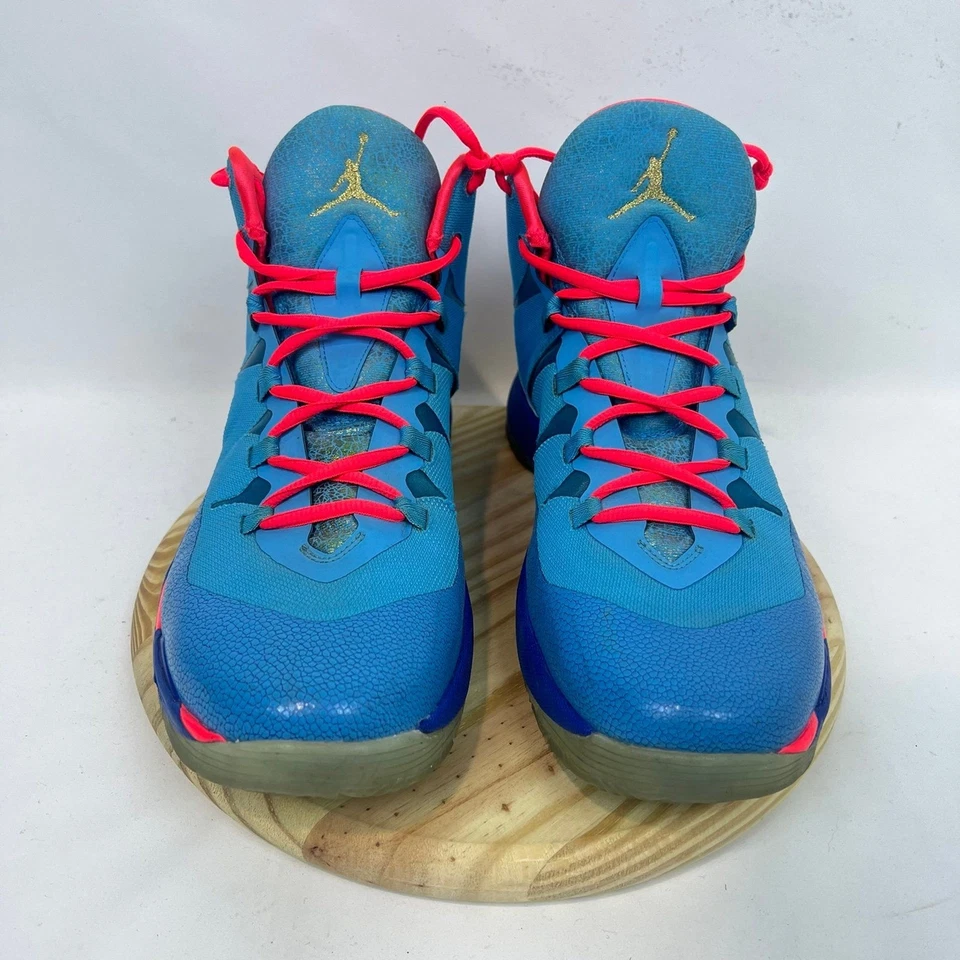 Nike Jordan Para Hombres 11.5 Super.Fly 2 All Star Polvo Oscuro Azul Infrarrojo 656326-423 Foto 2 de 4