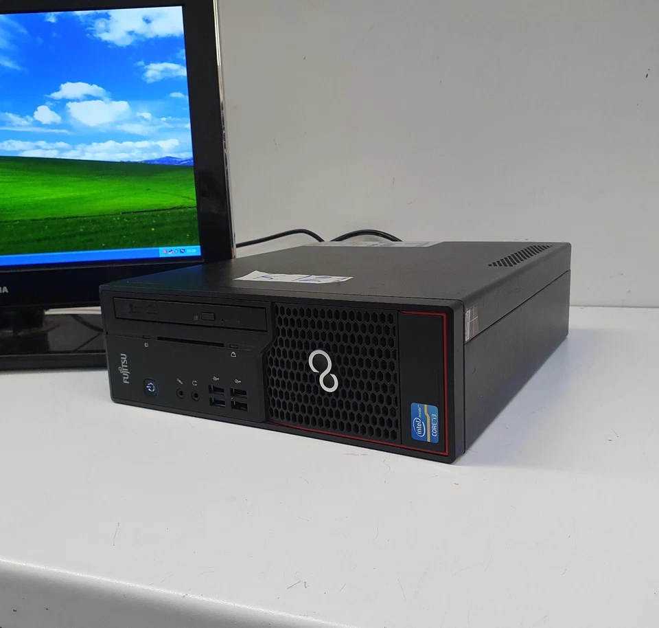 Fujitsu ESPRIMO Windows XP Gamer Mini PC i3 3,30GHz Computer HD 500GB 4GB 2x COM - Bild 3 von 4