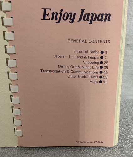 ENJOY JAPAN 1976 Japan Travel Bureau Vintage Guidebook for Travel to Japan - Picture 3 of 8