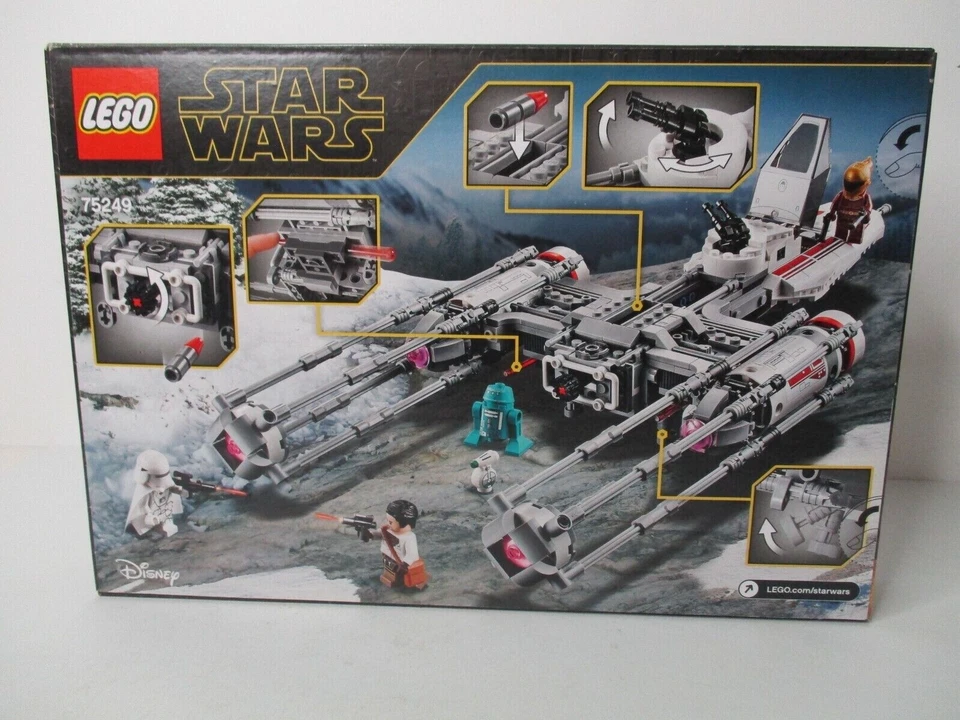 LEGO STAR WARS RESISTENCIA Y-WING STARFIGHTER JUEGO SELLADO RETIRADO #75249 Foto 2 de 4