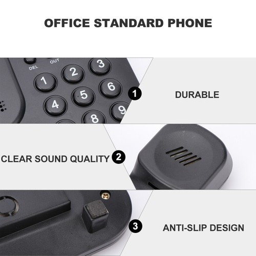 Téléphone Sans Batterie Bureau Du Commerce Extérieur D'appel Mural - Zdjęcie 10 z 12