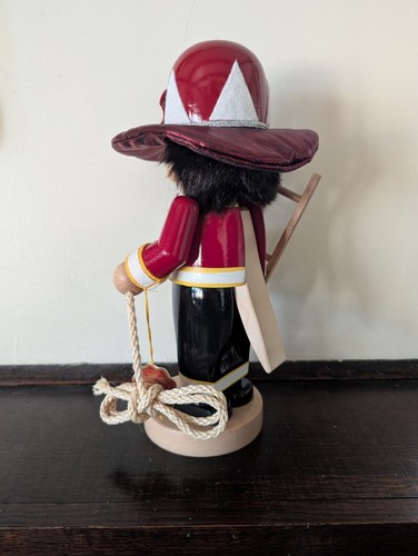 Steinbach FD Chubby Fireman Nutcracker 12" FIRE FIGHTER Rope Ladder Germany Tag - Picture 3 of 6