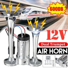 12vtruck Train Air Horns Dual Trumpets Super Loud Electric Car Air Horn K 