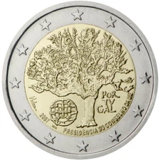 2007 Portugal € 2 Euro UNC Coin Presidency of Council of European Union