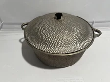 Club Hammercraft/Club Aluminum Hammered Finish Hanging Dutch Oven 4.5 Qt Vintage