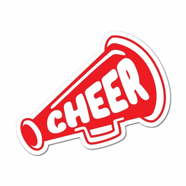 Cheer Cheerleader Sticker Decal Funny Sport Game Hobby eBay