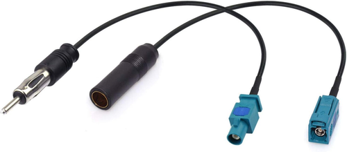 Universal Vehicle Car Stereo FM AM Radio Antenna Adapter Cable (2-Pack) Fakra Z - Picture 2 of 12