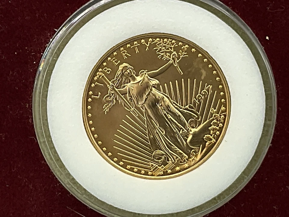 1997 1/2oz GOLD USA $25 AMERICAN EAGLE COIN, mintage of only 79,605 coins - Image 3 of 4