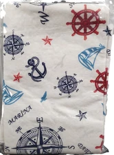 Printed Ironing Board Cover(for 54" boards) NAUTICAL THEME,SAILBOATS,COMPASS,AFY