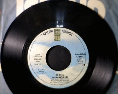 Eagles The Long Run 45 Vinyl Record 1979 ORIGINAL Excellent Condition