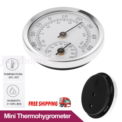 Hygrometer Temperatur Monitor Luftfeuchtigkeit Messgerät Messgerät Analog Thermometer Haushalt