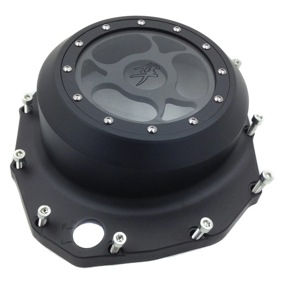 Replacement Black Engine Clutch Stator Cover Glass For Suzuki Hayabusa GSX1300R — 第 3/4 张图片