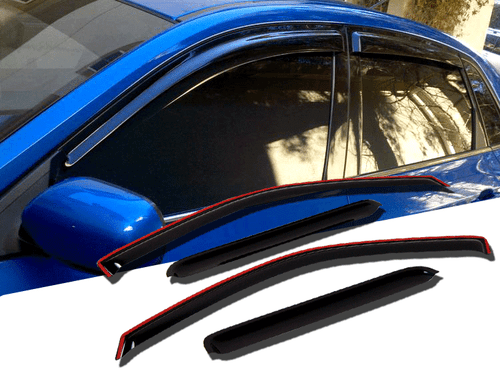 For 2001-2005 Ford Explorer Sport Trac Smoke Window Visor Rain Guard 4pcs Set - Picture 2 of 5