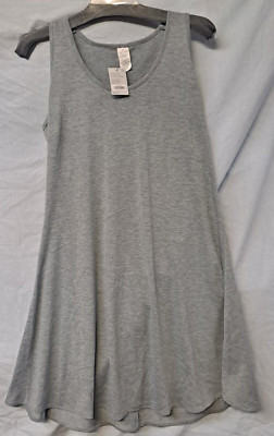 West Loop Dress Women s M Medium Sleeveless Swing Gray