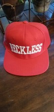 Young Reckless Nwt Hat Youth Red Outdoor Snap Back 