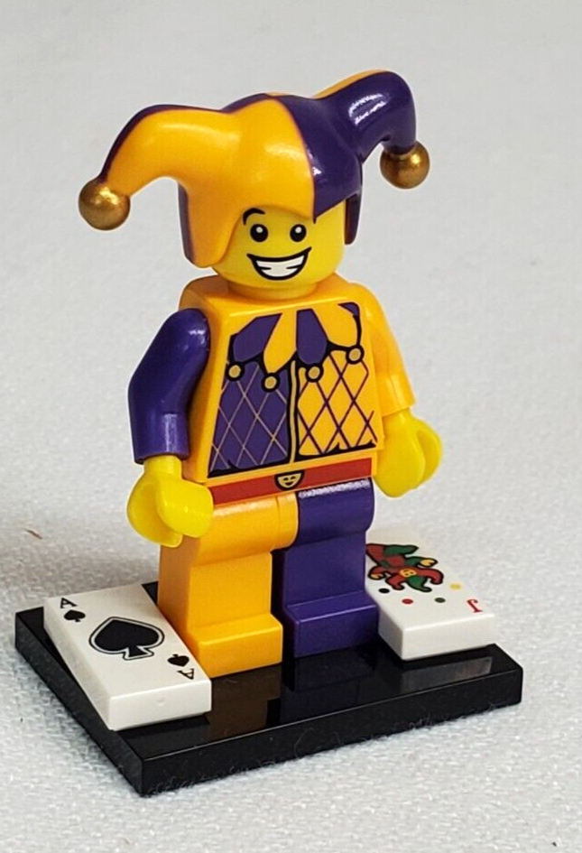 2014 Lego JESTER Series 12 Minifig 71007 Minifigure 100% Complete