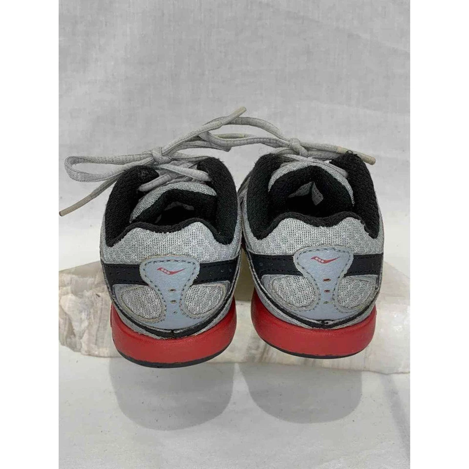 Zapatos de bebé Saucony Grid Flex gris/rojo talla 7W Foto 4 de 4