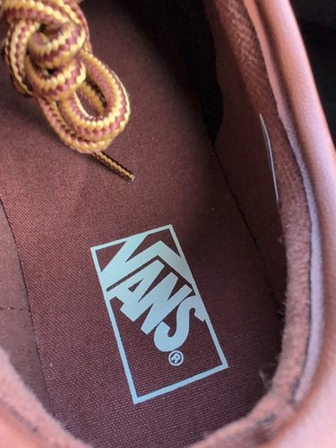 New Vans Men's Atwood Leather Brown Marshmallow Size 9.5 - 第 12/17 張圖片