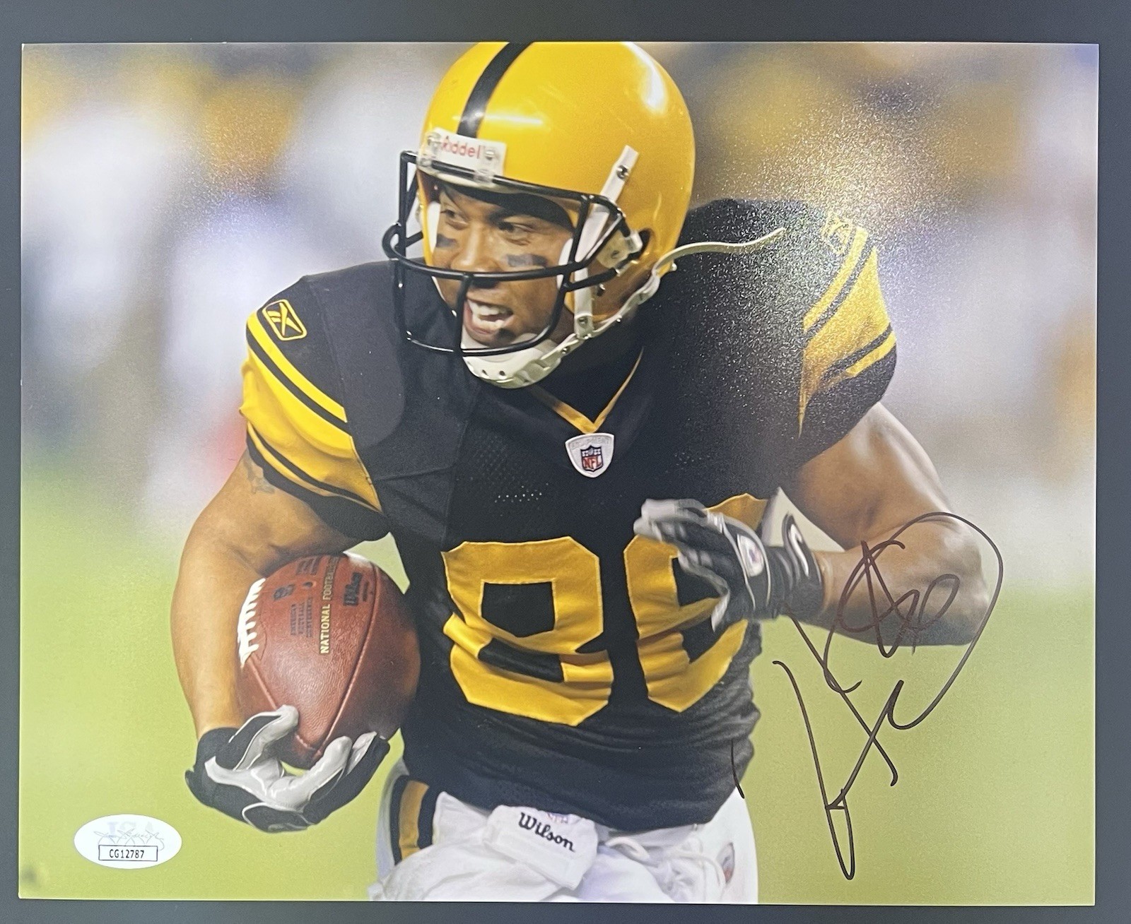 Hines Ward Autographed Signed Pittsburgh Steelers 8x10 JSA 