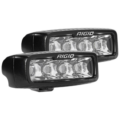 #ad Rigid 905213 SR Q Series PRO Spot White Rectangle LED Lights Pair Kit Set Black $399.99