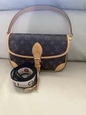 Auth Louis Vuitton  Diane Handbag New Without Tag Monogram Black Interior M45985