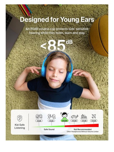 Belkin Soundform Mini Wireless Calls Music Games Headset Blue Brand New π - Afbeelding 2 van 6