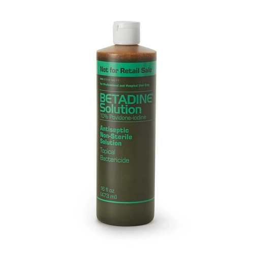 Betadine Solution 10% Povidone-iodine Expire 08/31/2027 - BIG BOTTLE 16 oz