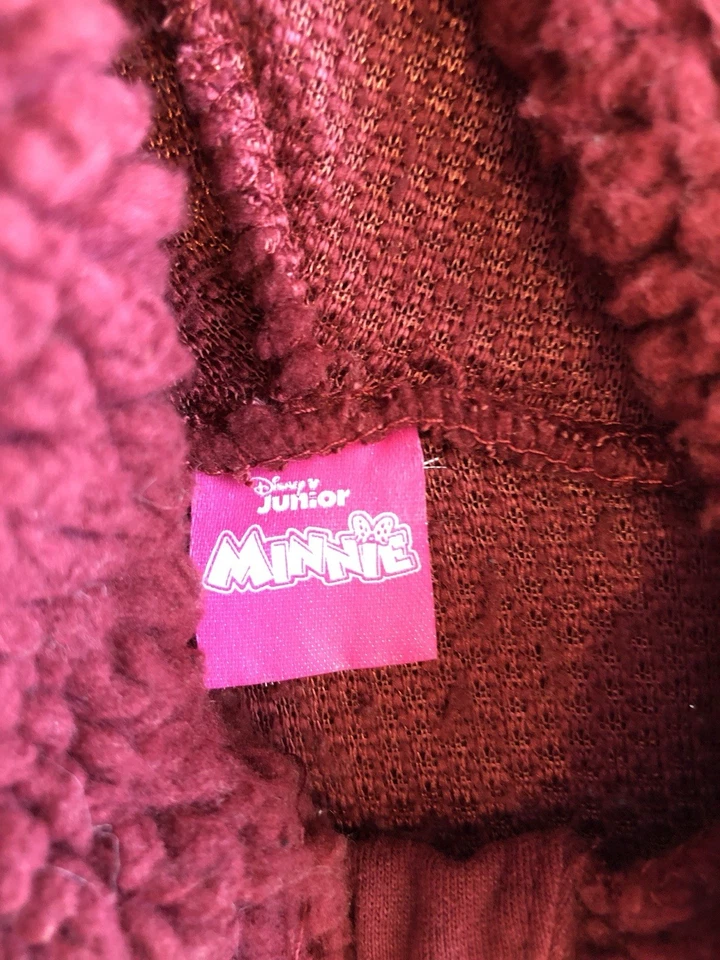 Disney Junior Minnie Mouse шерпа жилет уши на толстовка с капюшоном плюшевый медведь флис 12 месяцев - Изображение 2 из 4