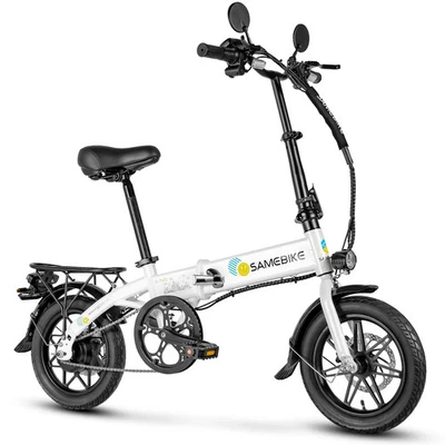 Samebike 14 Zoll Elektrofahrrad Klappbar 250W 7.8AH Cityräder E-Bike E-Fahrrad