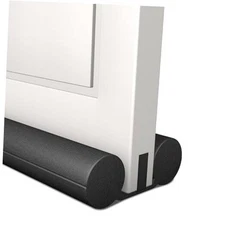 Large Door Draft Stopper,Under Door Sweep for 36 inch Black-1 Pack-upgrade