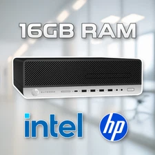 HP EliteDesk 800 G3 SFF Computer (Intel Core i7-7700 / 16GB RAM / 256GB SSD)