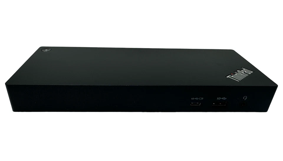 Estación de acoplamiento Lenovo ThinkPad Thunderbolt 4 con Displayport, USB, Ethernet Foto 2 de 3