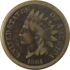 1861 Indian Head Cent G Good Details Penny 1c Coin SKU:CP1210