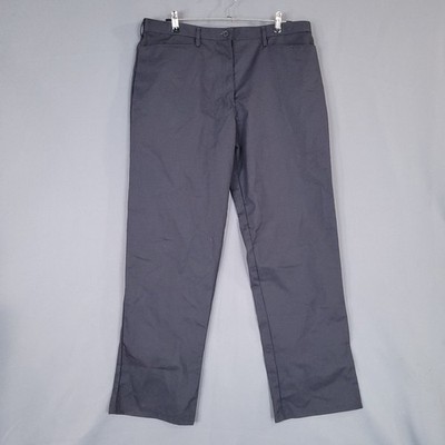 CINTAS Women's Pants Gray Size 16 Regular Cathy Fit Straight Leg