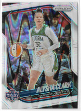 2025 Panini Prizm WNBA White Seismic #129 Alysha Clark Washington Mystics