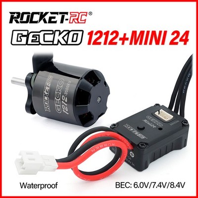 ROCKET-RC GECKO MINI24 ESC Brushless-Motor für 1/18  1/24 RC-Crawler Autos