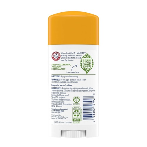 Arm & Hammer Essentials Antitranspirant Deodorant fest unparfümiert 2,5oz (6er Pack) - Bild 15 von 20