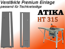 Verbesserte  Premium Tischeinlage, Einlegeplatte ATIKA HT 315 kompatibel HT315