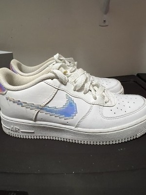Nike Air Force 1 Low LV8 Iridescent Pixel (Digital Swoosh)  Boys Size: 6Y GS