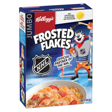 Kellogg's Frosted Flakes Cereal Jumbo, 1,06 kg/37,4 oz, (importato dal Canada) - Foto 1 di 5