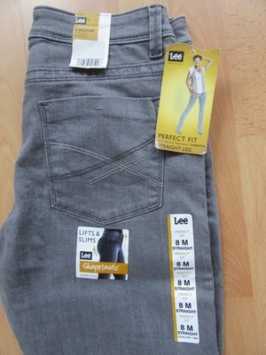 Original US Lee Damen Jeans 8 M (Gr. 38), Strech, Voyage Grey, neu