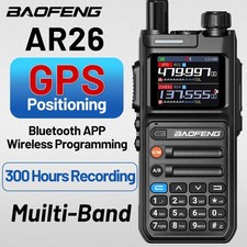 Baofeng UV26 GPS 10W Walkie Talkie Long Range Phone Programming Recording Radio