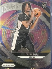 2024-25 Panini Prizm - Instant Impact Stephon Castle #4 Silver Prizm (RC)