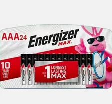 New Sealed Energizer MAX AAA Batteries 24 Pack Triple A Alkaline Battery 12-2034