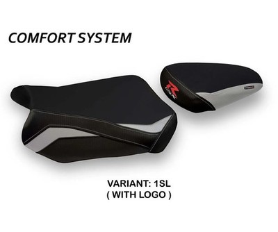 Seat saddle cover Teheran Comfort Sys Silver TPZ SUZUKI GSX R 600 2011 2020 zJ
