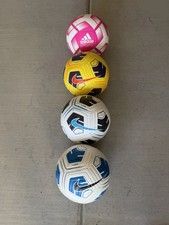 Nike Adidas Soccer Balls Size 5 Lot Of 4