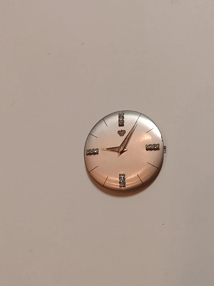 Relógio Jules Jurgensen Movimento com 12 Diamantes Branco Real Natiral 17 Joias... - Imagem 3 de 4