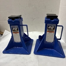 K Tool 22 Ton Automotive Jack Stands, Heavy-Duty, Adjustable ( Missing Pins)