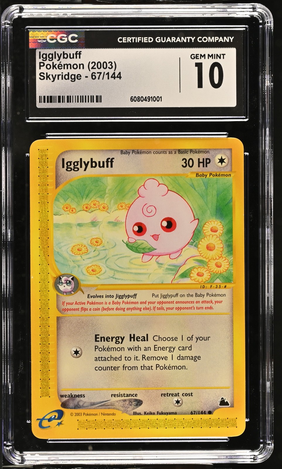 Igglybuff Skyridge 67/144 CGC 10