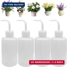 Wash Bottle 4 Pack 250ml Squeeze Bottles, White